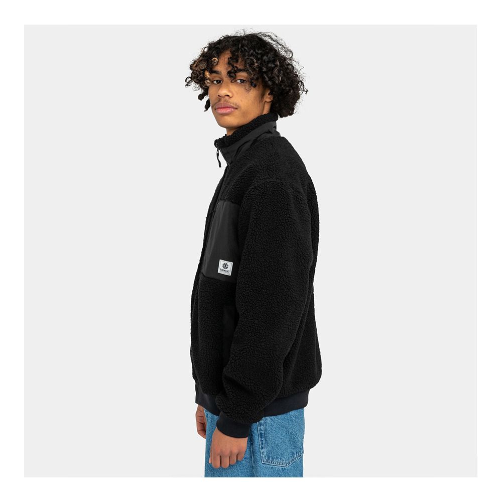 Element OAK SHERPA - Polaire Homme flint black