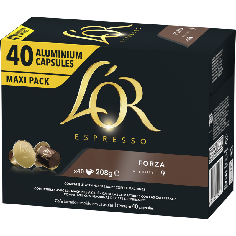 L'OR Espresso forza capsules maxi pack