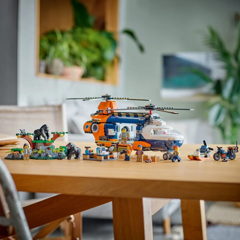 LEGO City - Jungleeventyr – helikopter og ekspeditionsbase (60437)
