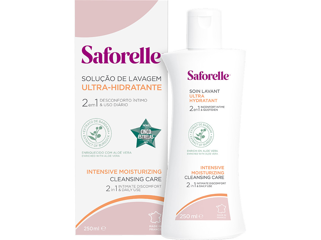 SOLUÇÃO SAFORELLE LAVAGEM ULTRA HIDRA 250ML