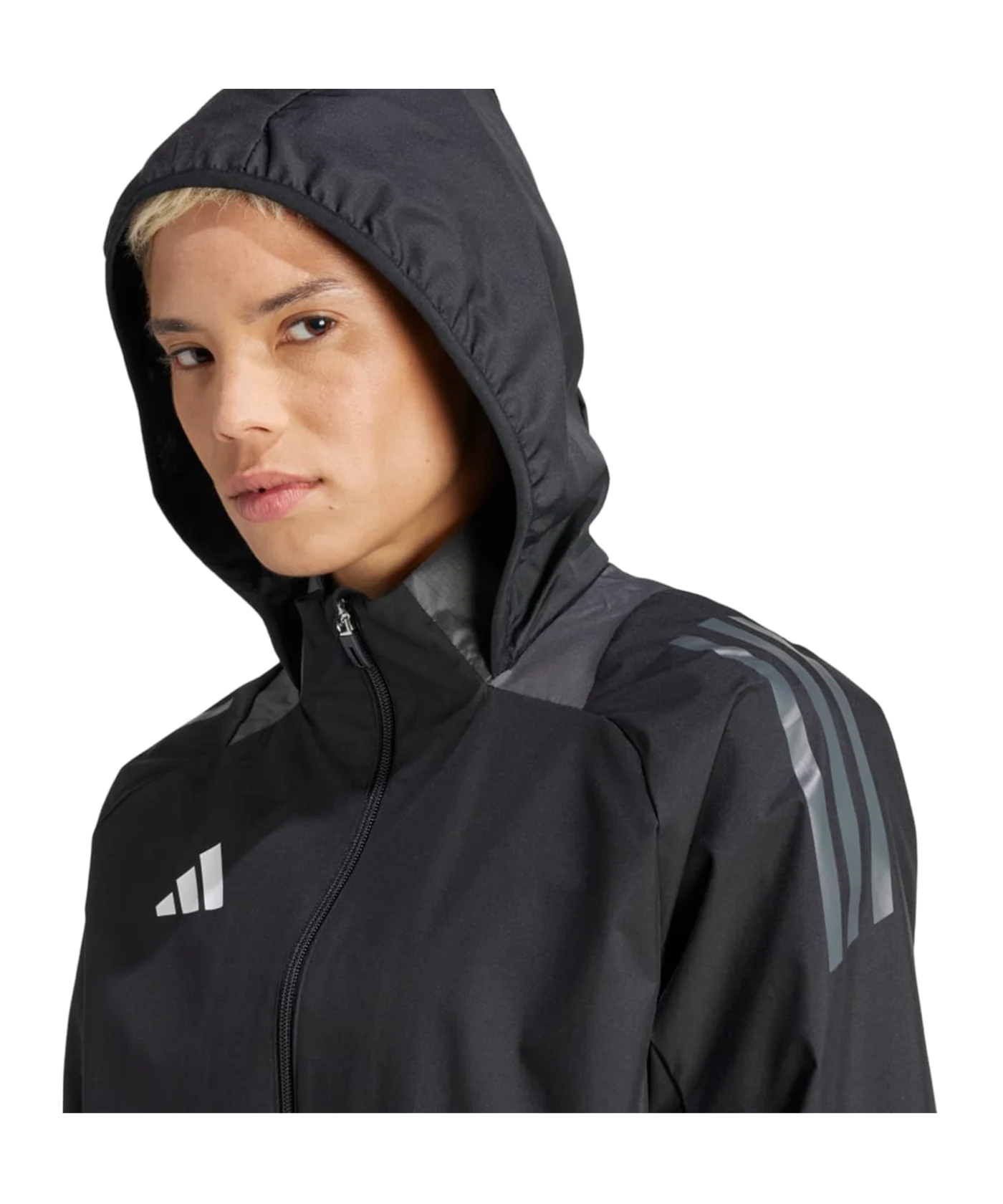 adidas Tiro 24 Competition Allwetterjacke Damen Schwarz