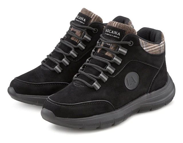 LASCANA Sneaker  mit leichter Sohle, Outdoorschuhe,Freizeitschuhe,Trekking Boots, VEGAN