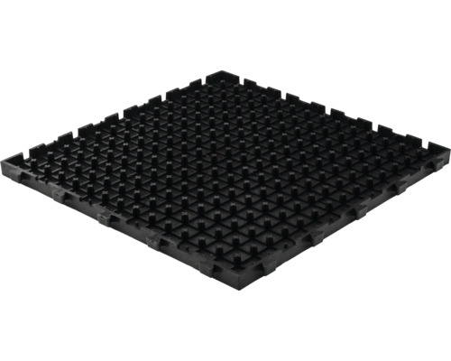 Puzzelmat, werkplekmat, effen antraciet, 45x45x2,5 cm, set van 4