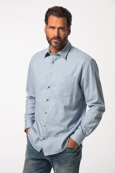 Streifenhemd, Langarm, Kentkragen, Modern Fit, bis 8 XL