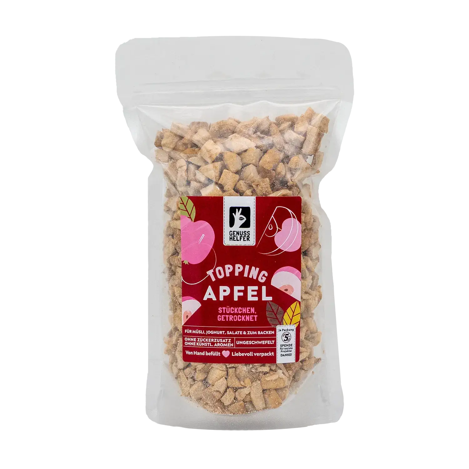 Apfelstückchen, getrocknet
