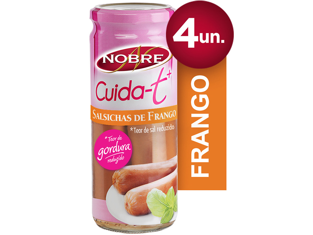 SALSICHAS FRANGO NOBRE CUIDA-T  430(210)G