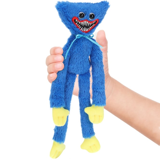 Poppy Playtime - Plüschfigur - Scary Huggy Wuggy - blau