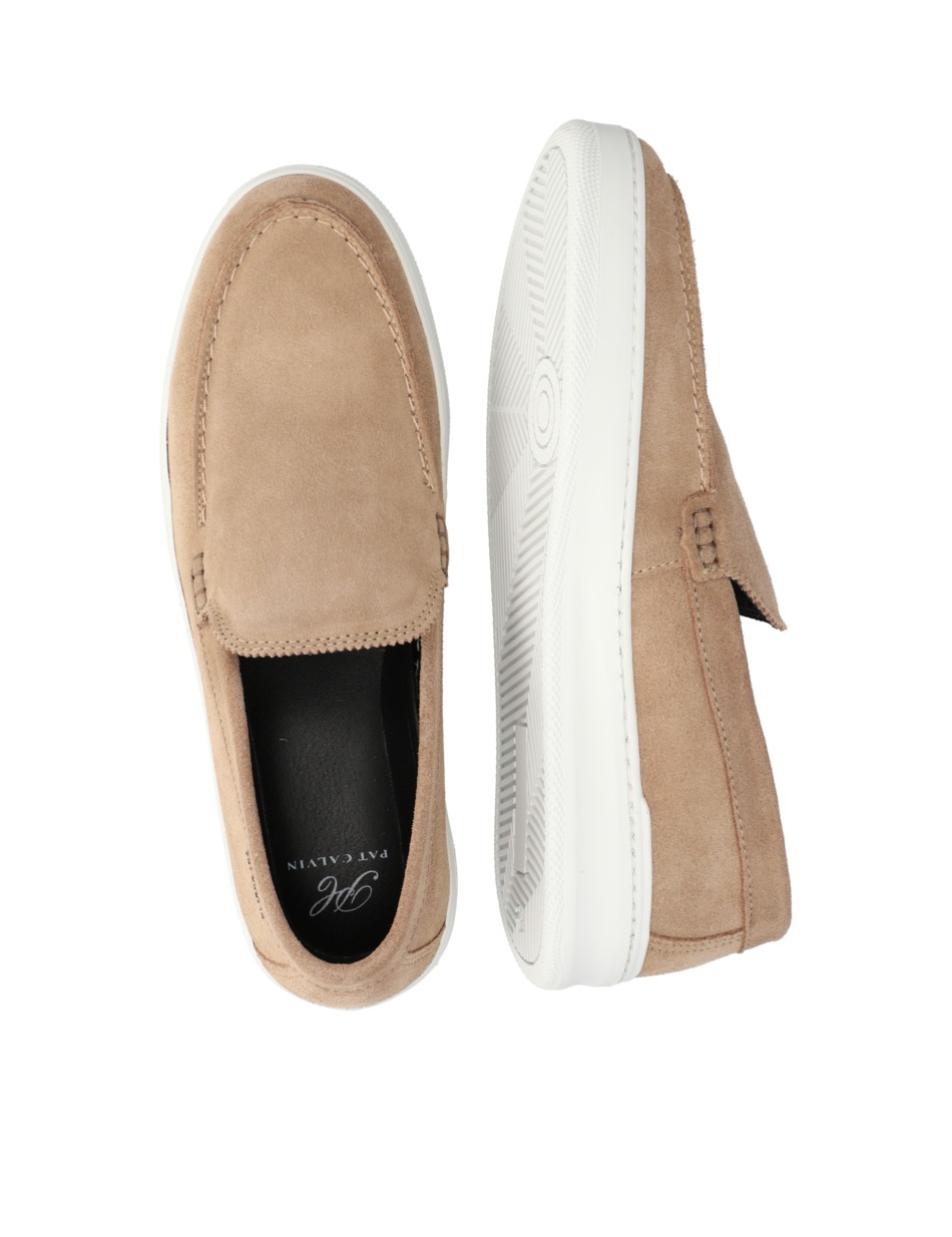 Veloursleder Slipper