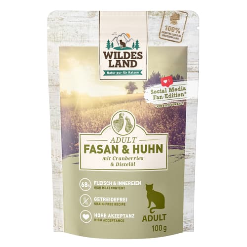 Wildes Land Fasan und Huhn