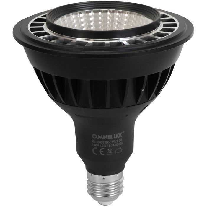 Omnilux PAR-38 230V COB 18W LED lamp
