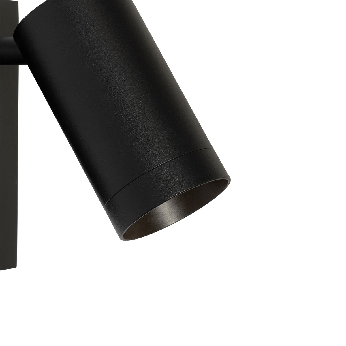 Moderne zwarte verstelbare wandlamp met schakelaar - Jeana Luxe