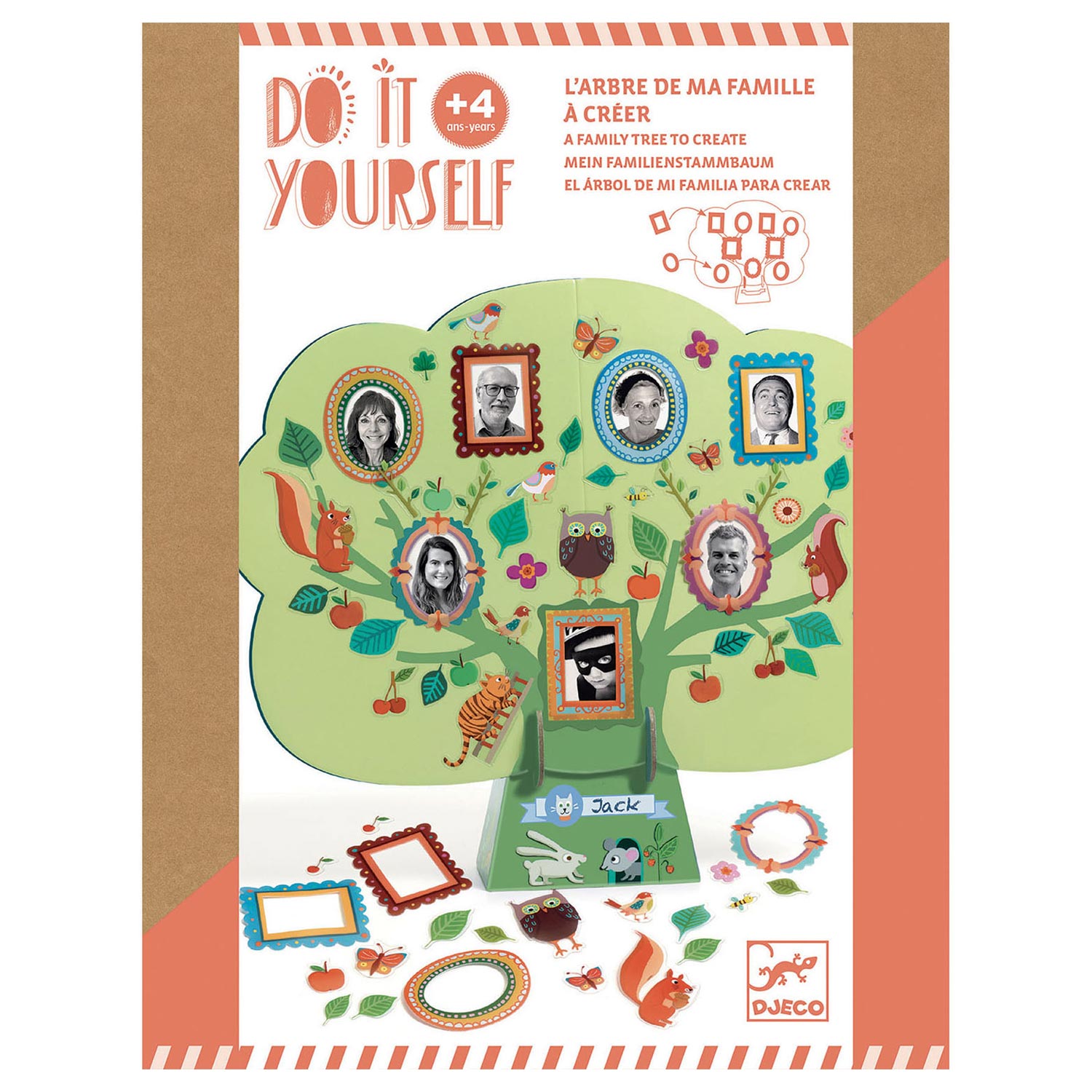 Djeco DIY Familie Stamboom Maken