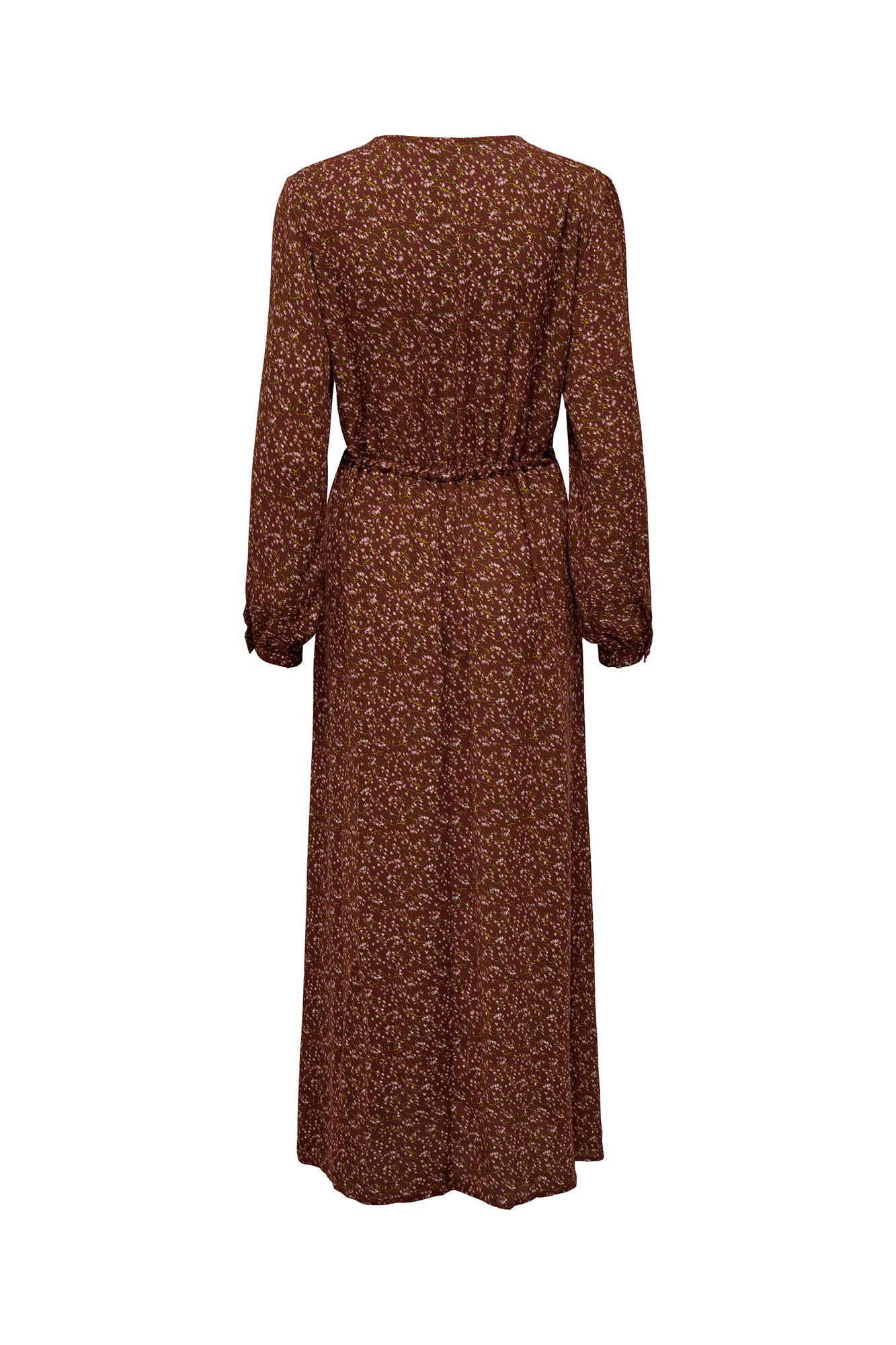 Vestido longo com decote em V