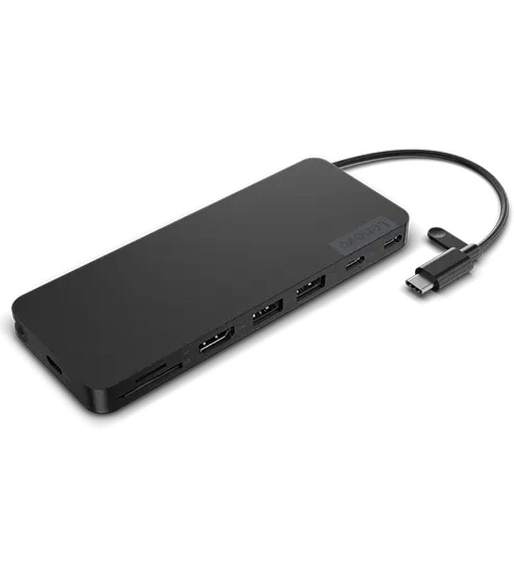 Lenovo Dockingstation USB-C Slim Reisedock Kompakte Docking-Lösung für modernes Arbeiten