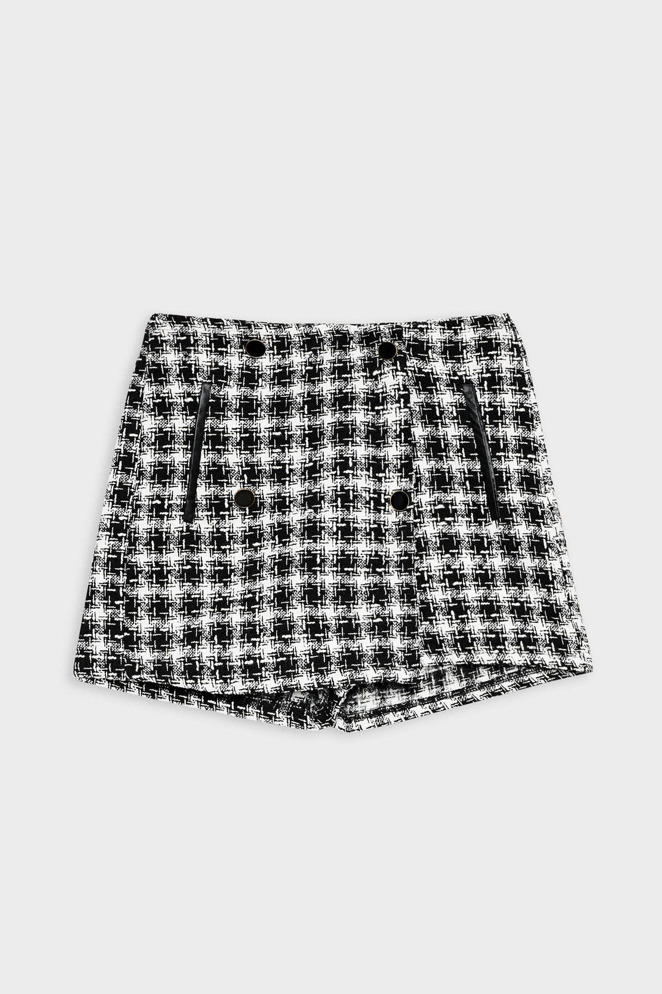Saia-calça com botões
