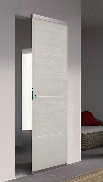 Porte coulissante Triaconta grigio H.204 x l.93 cm