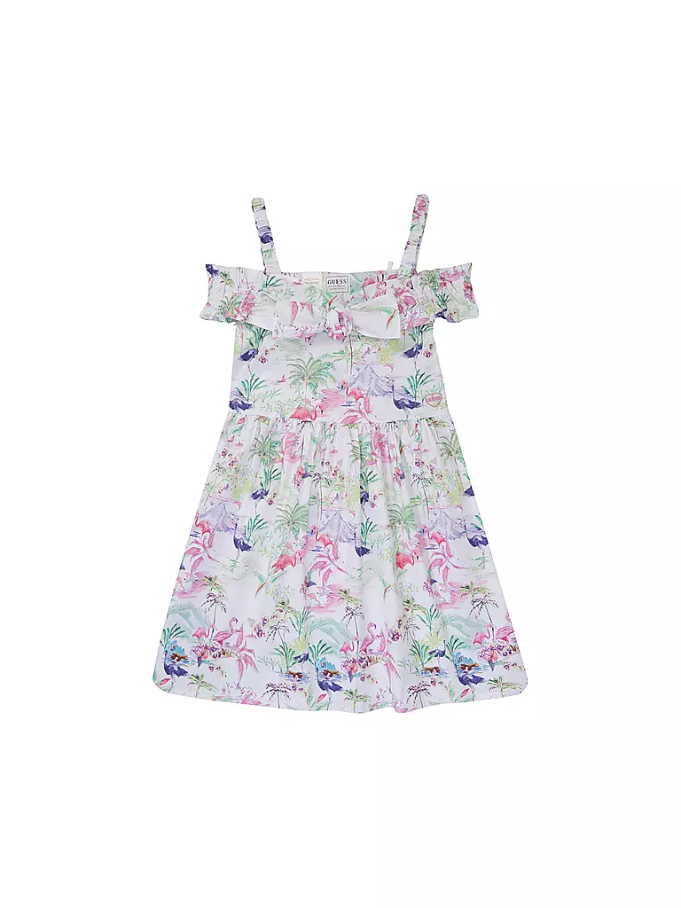 GUESS Mädchen Kleid weiss