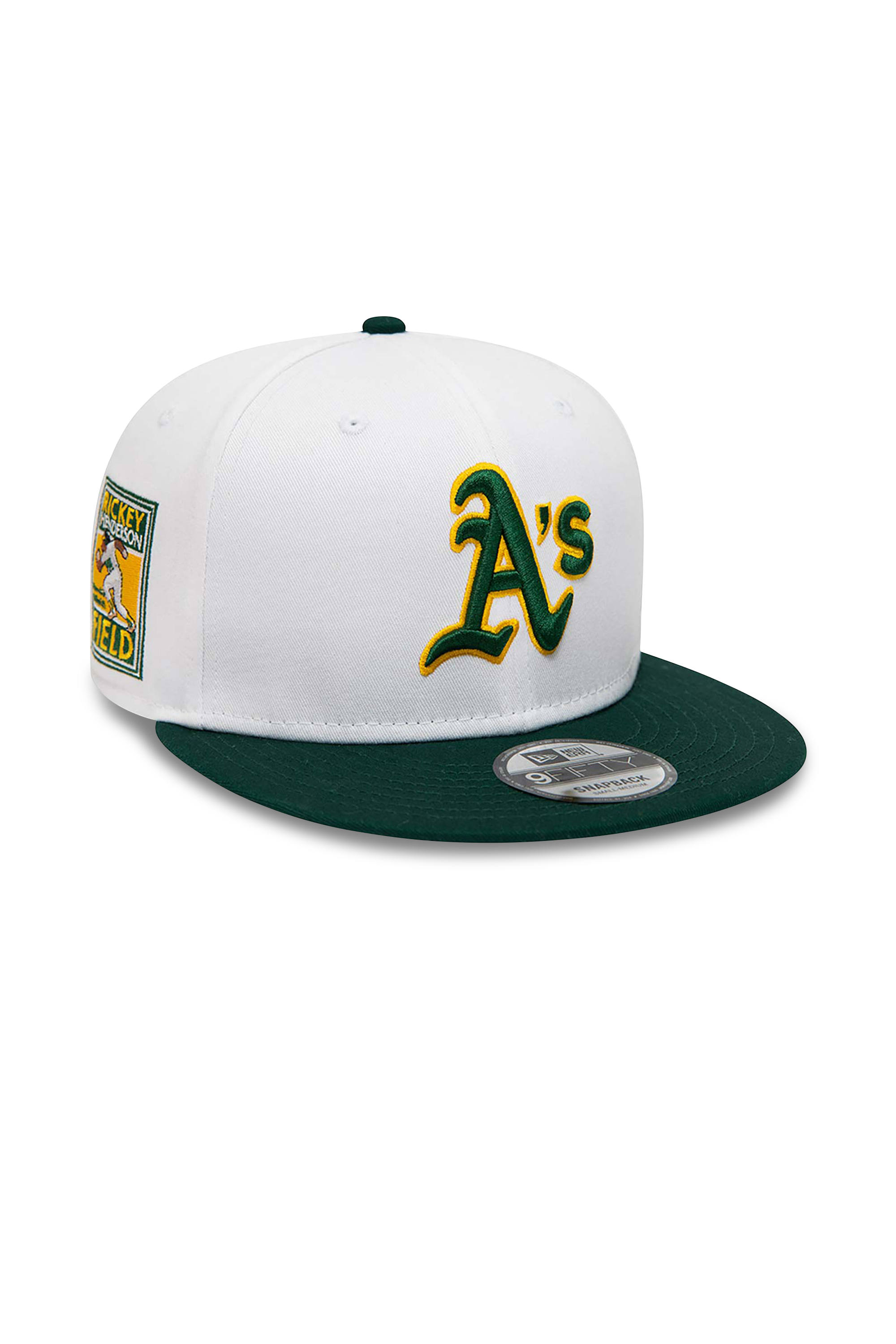 NEW ERA CASQUETTE WHITE CROWN PATCHES 9FIFTY OAKATH  WHI Blanc