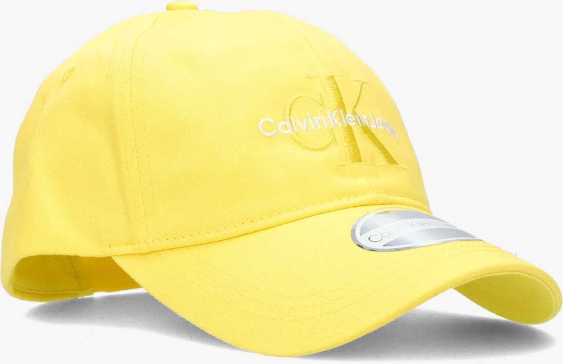 CALVIN KLEIN gele calvin klein pet monogram cap