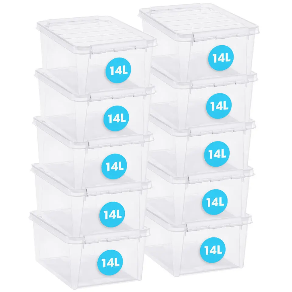SmartStore Stevige Opbergbox 14L Set van 3 - 40x30x18cm