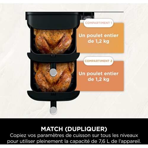 Friteuse sans huile Ninja Double Stack 7,6 L SL300EU