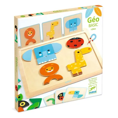Djeco Magnet-Legespiel: GeoBasic