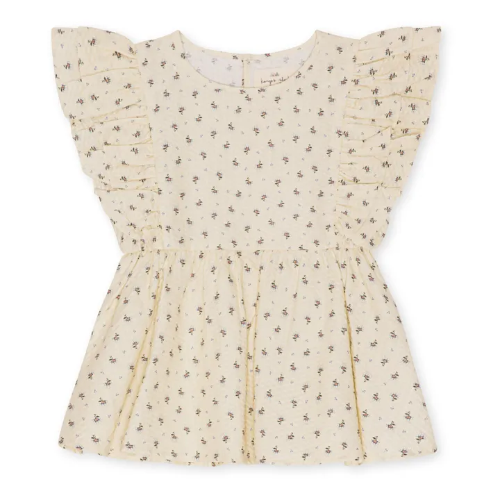 Konges Sløjd Blouse à Volants Bitsy Coton Bio | Ecru