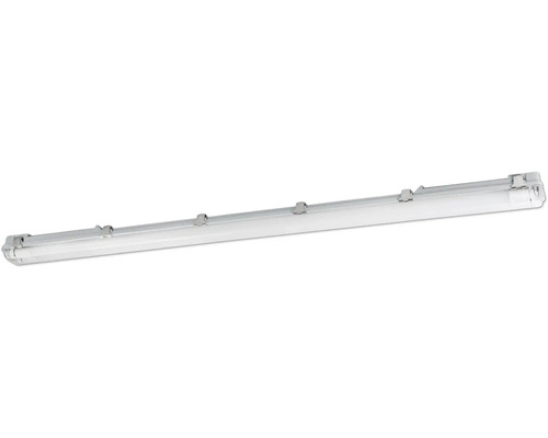 LED vochtbestendige lichtbalk IP65 G13/T8 buis 2x15W 5000 lm 4000 K Basic Plus grijs/transparant 126 cm