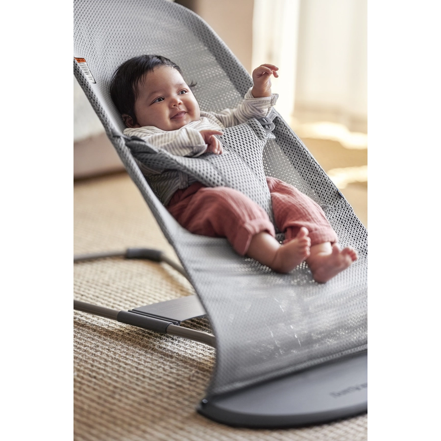 BABYBJÖRN Babywippe Bliss Grau Mesh