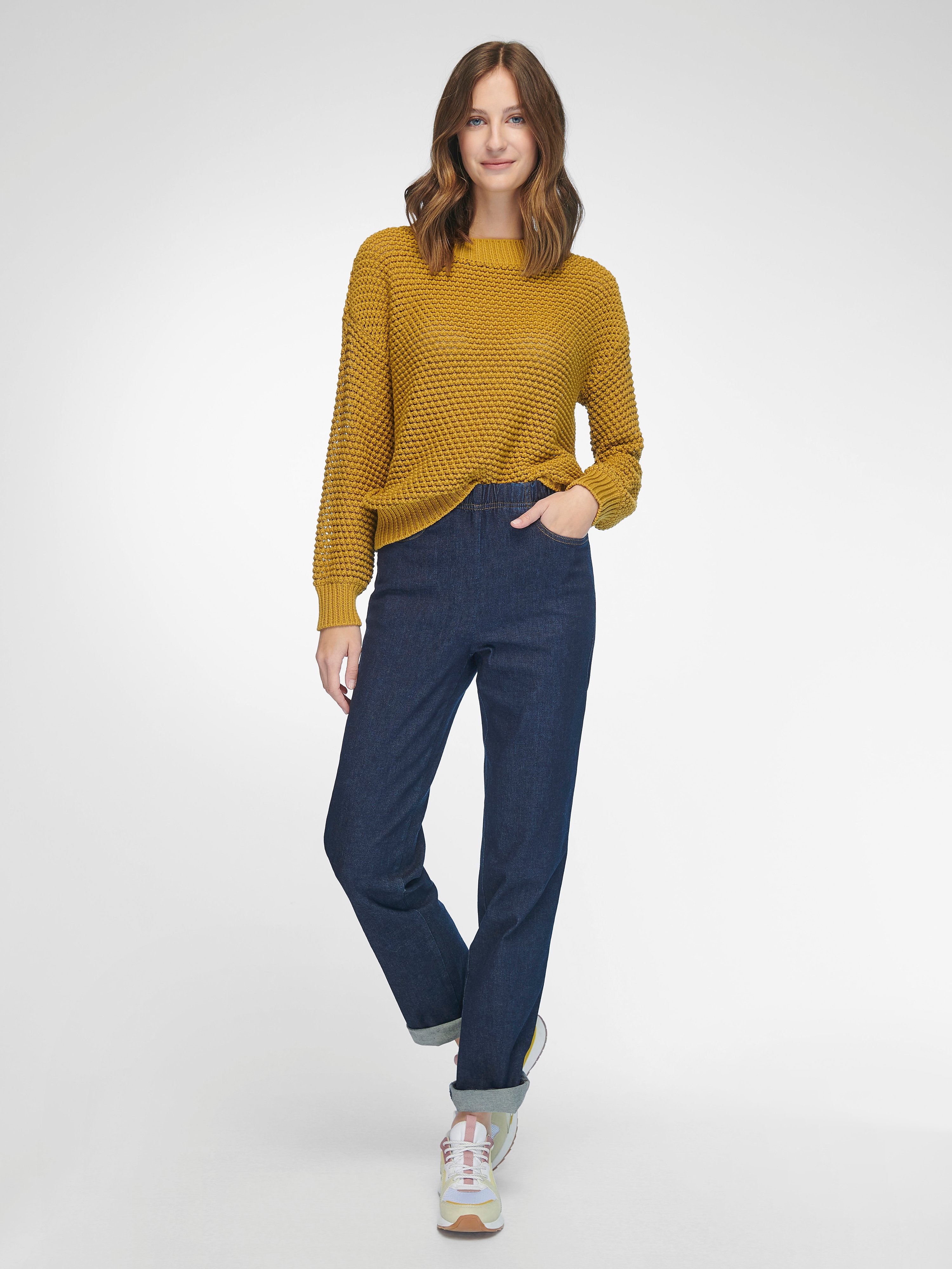 Schlupf-Jeans