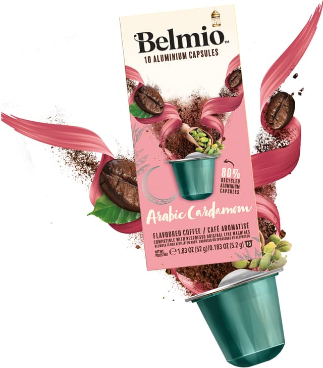 Belmio Arabic Cardamom kaffekapsler til Nespresso (10 stk.)