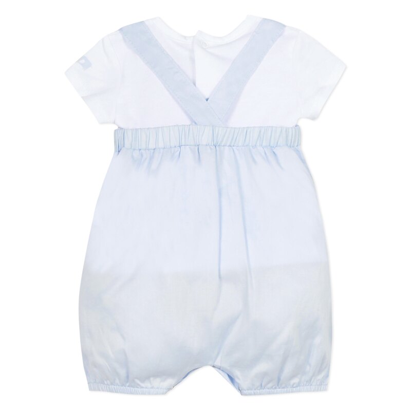 Ensemble salopette en satin bleue naissance Absorba Aucune nuance