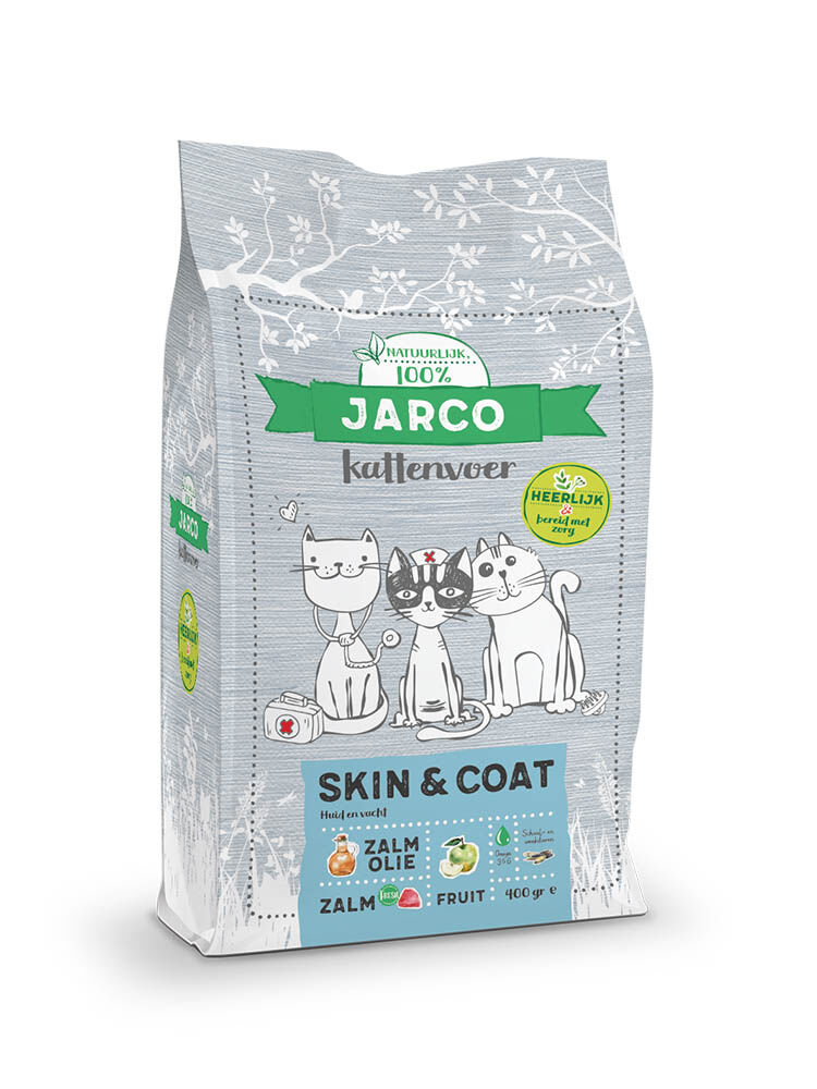 Jarco Skin & Coat - Kattenvoer - 2 Kilogram - zalm