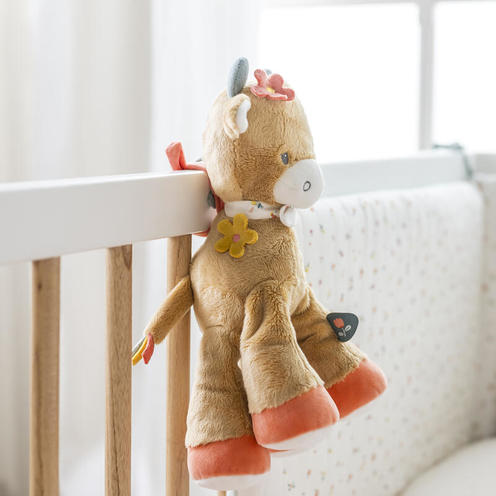 Peluche musicale vache Mila beige - NATTOU