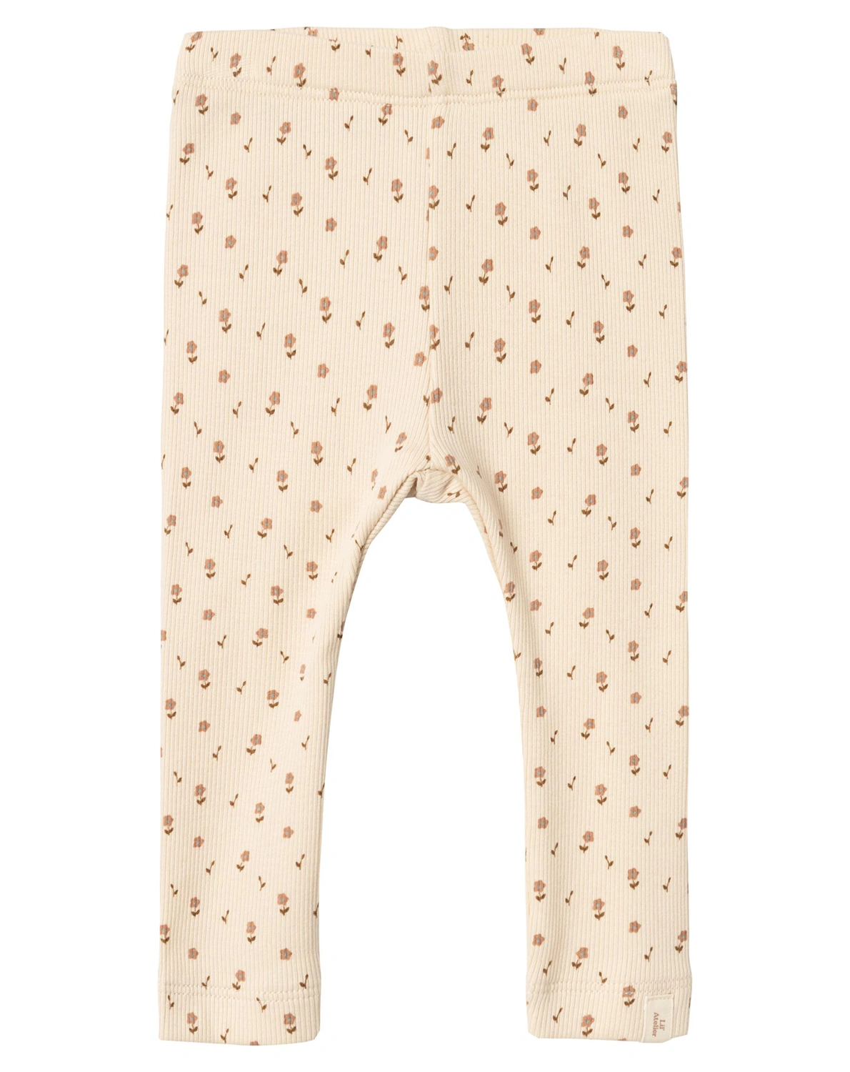 Leggings NBFGAGO LIL FLOWERS in fog grey