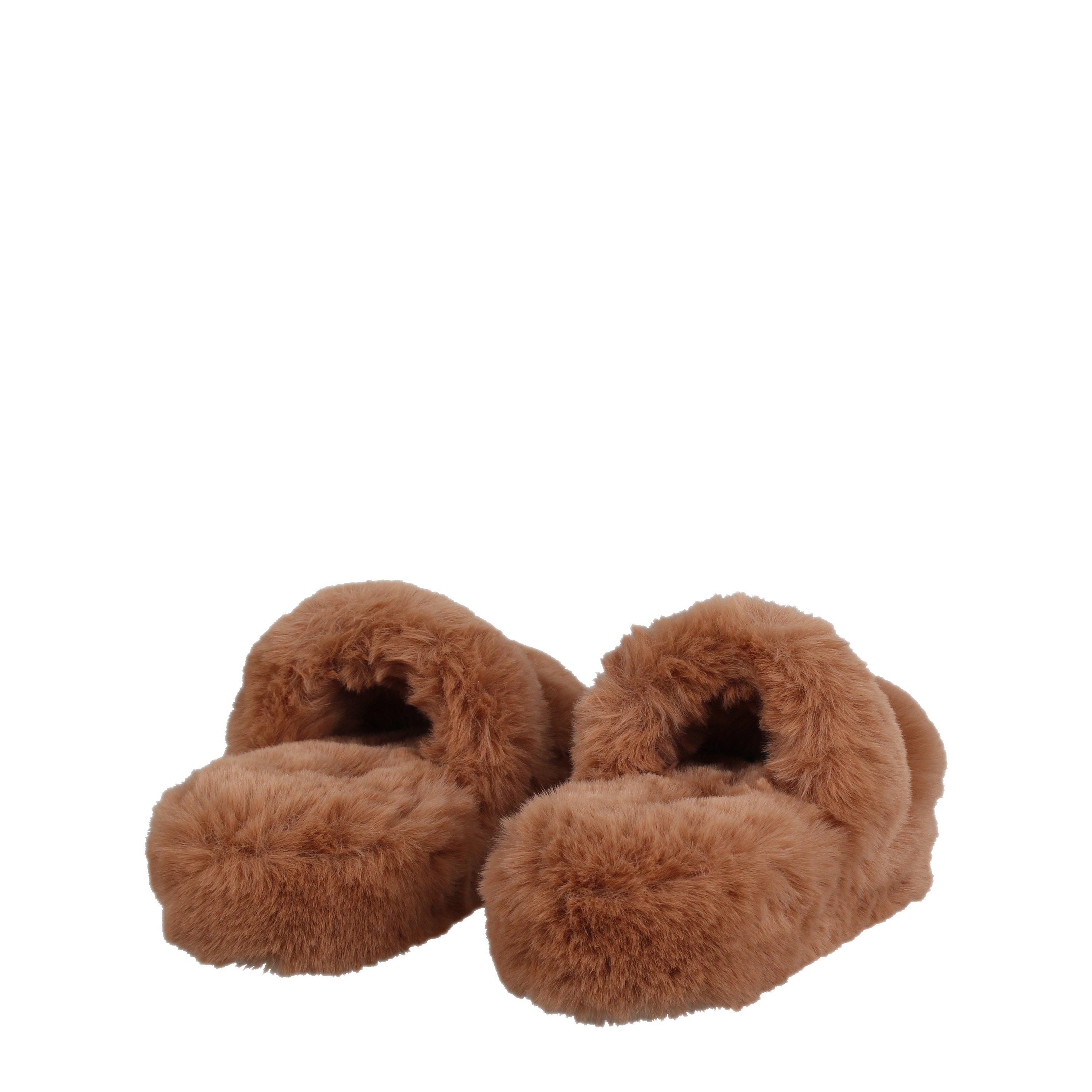 Jack Wills JW Fluffy Strap Slipper