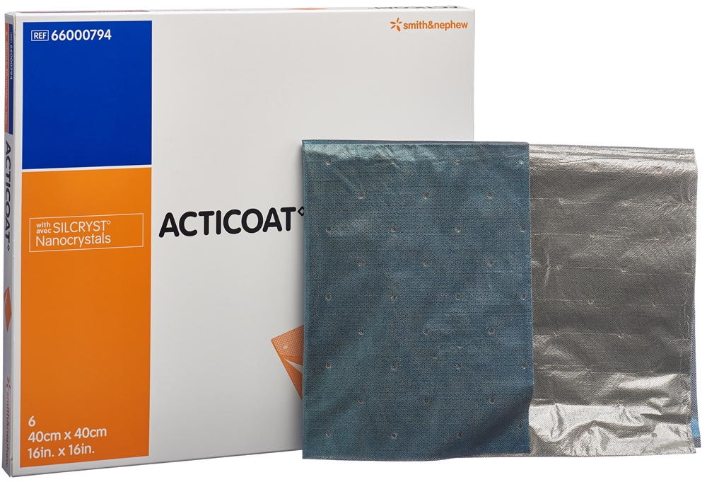 ACTICOAT Wundauflage 40x40cm steril 6 Stk