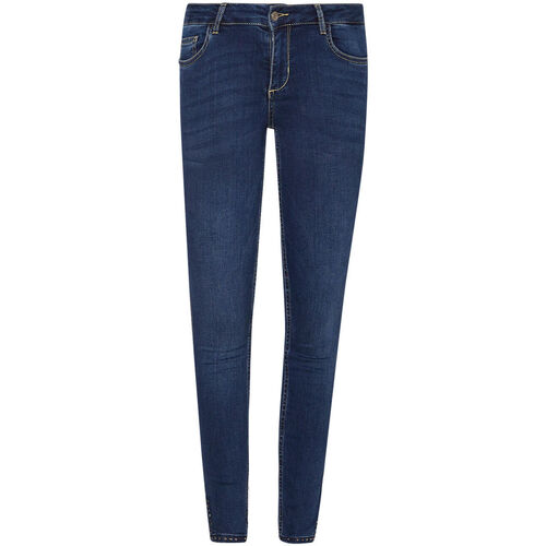 Liu Jo - Pantalón pitillo Bottom Up Azul