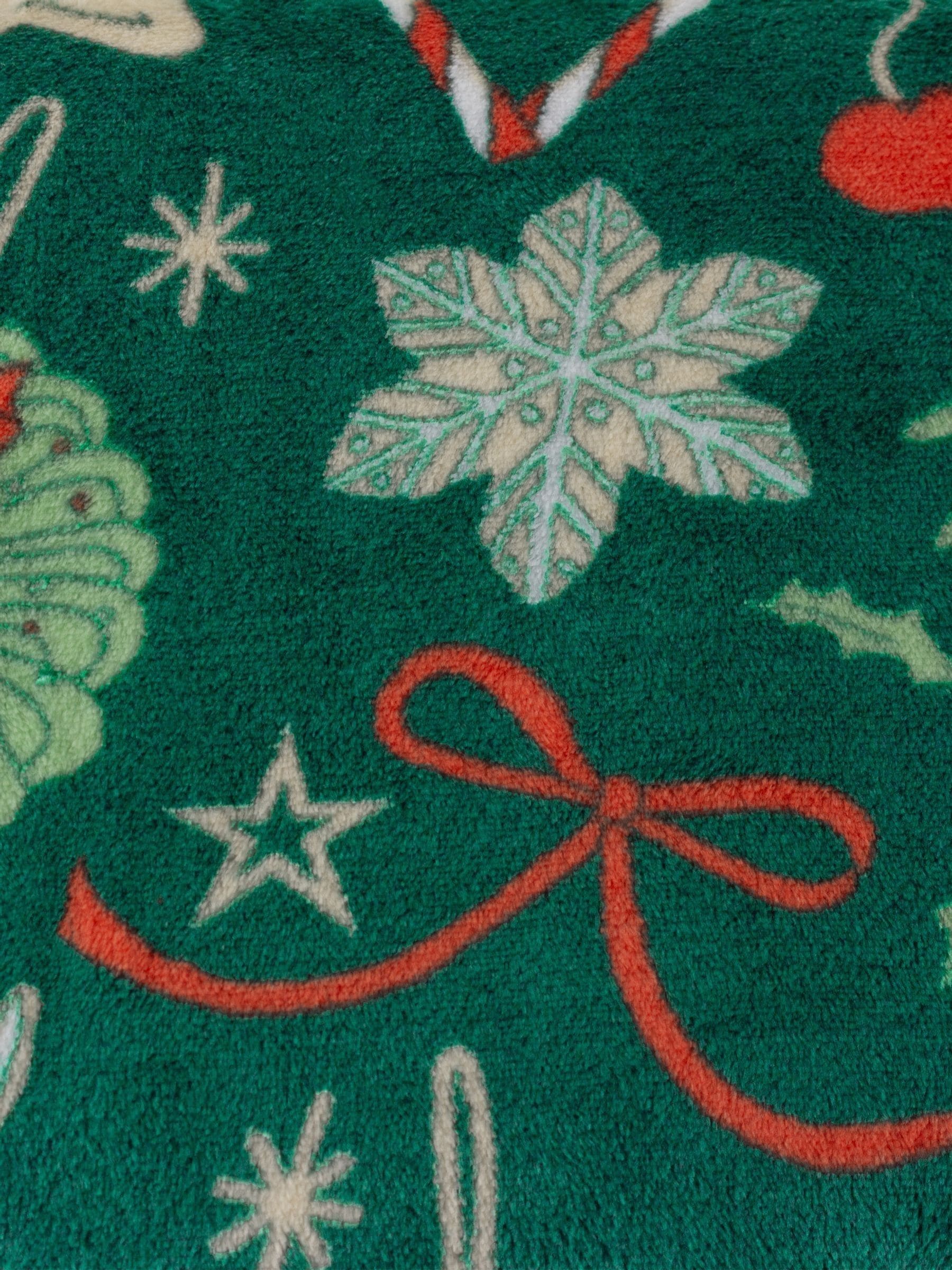 Duvet Day Christmas Festive Treats Printed Fleece Throw