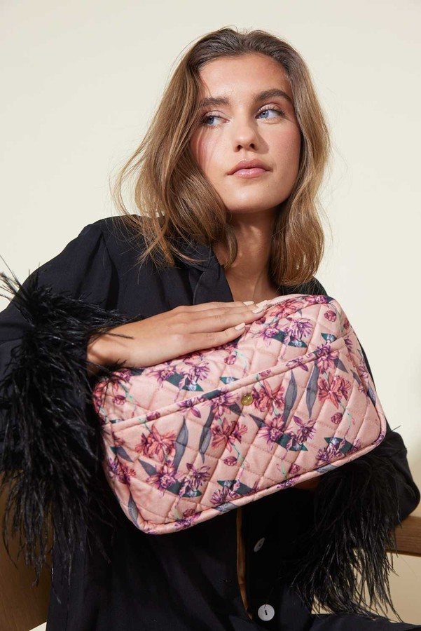 Fan Palm Beauty Bag Flawless Rose Large