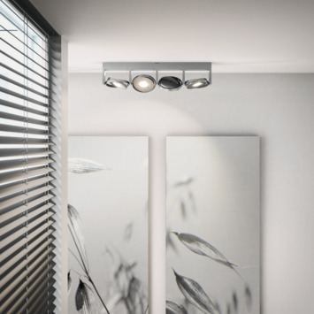 Philips Opbouwspot MyLiving Particon LED Aluminium 4 x 4.5W