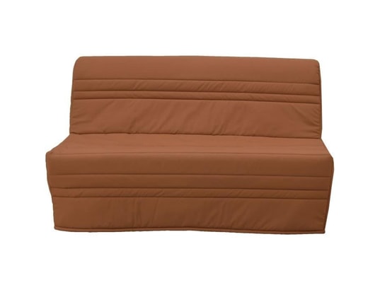 GRUHIER - Banquette bz 2 places joe - tissu terracotta - l143 x p97 x...
