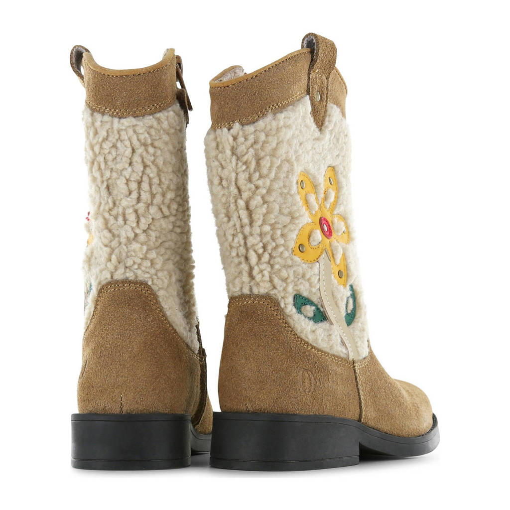 Shoesme suède cowboylaarzen beige