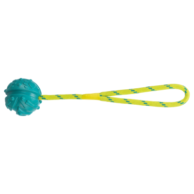 Trixie Ball am Seil schwimmt