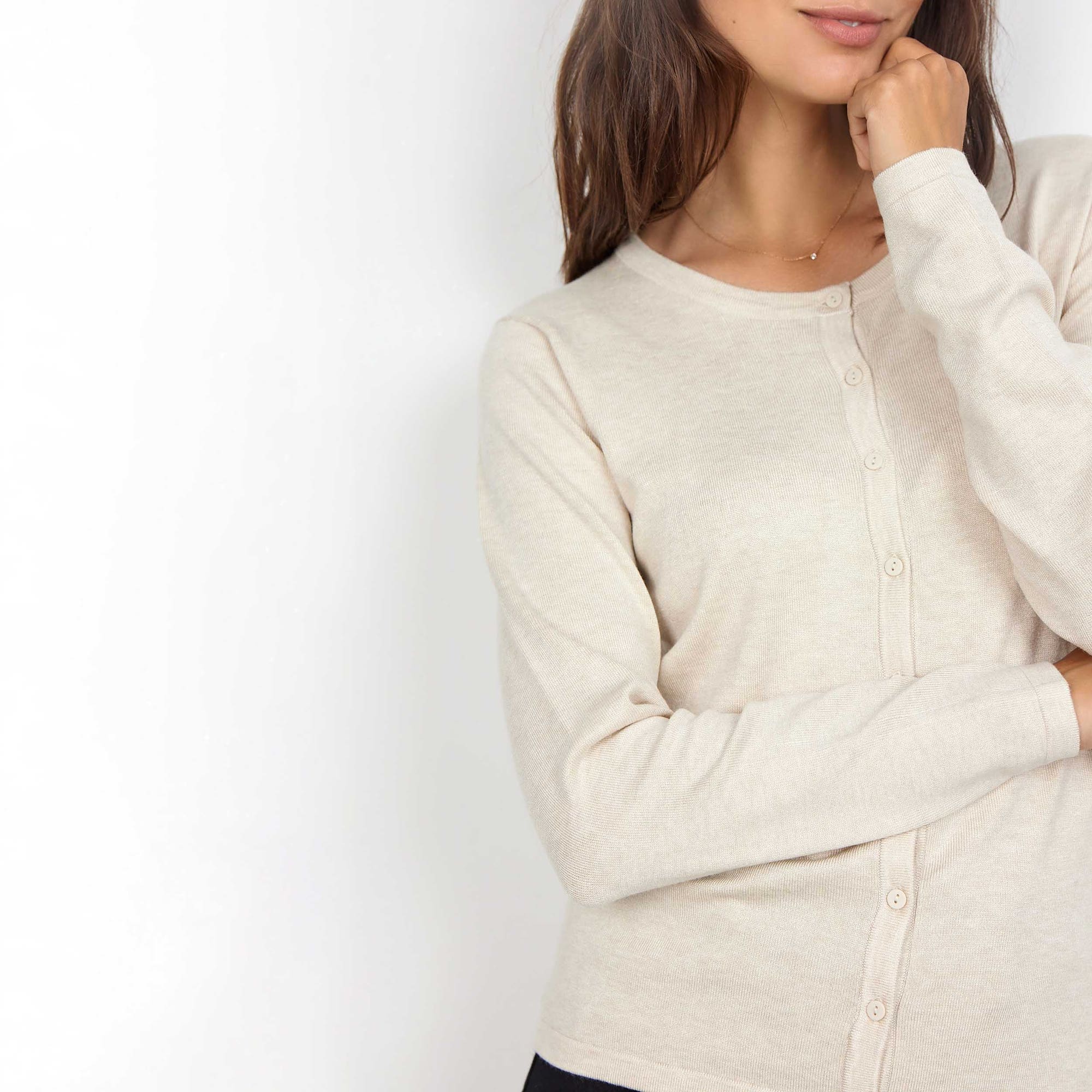 Gilet Femme beige
