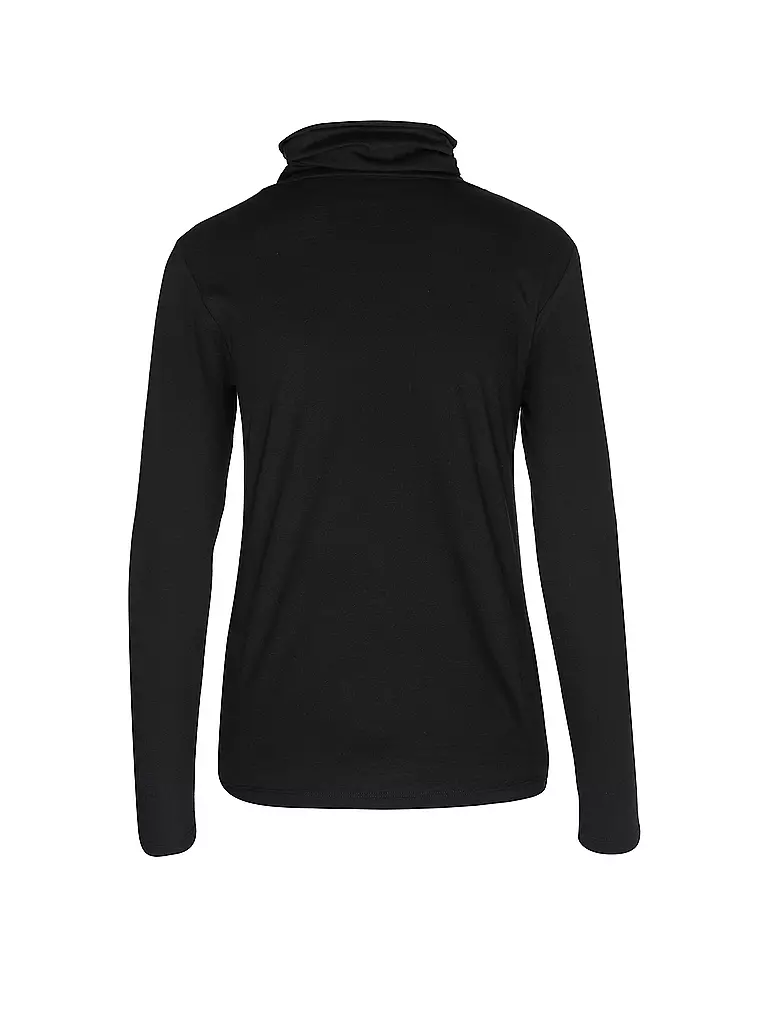LANIUS Rollkragenshirt  schwarz