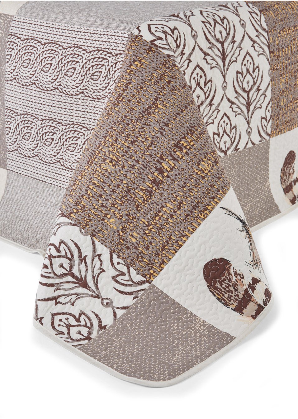 Couvre-lit imprimé patchwork