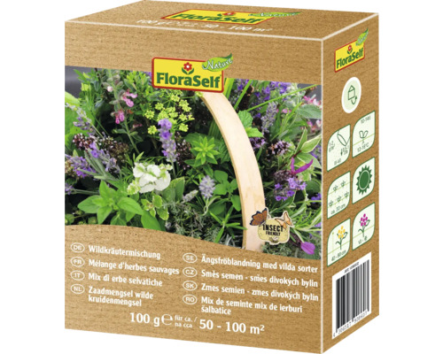FloraSelf Nature wilde kruidenmix voor maximaal 100 m²