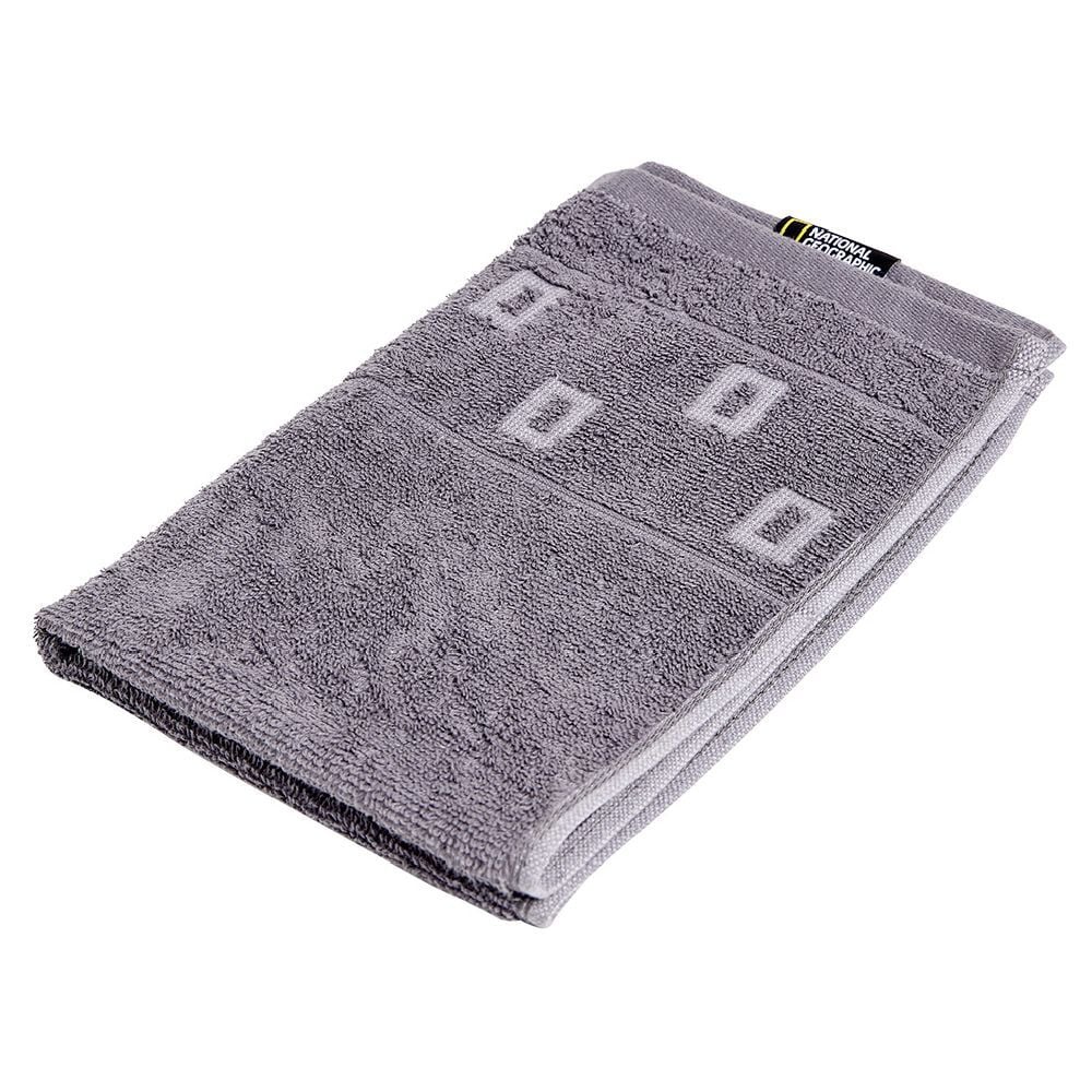 Serviette de toilette 30x50 cm gris