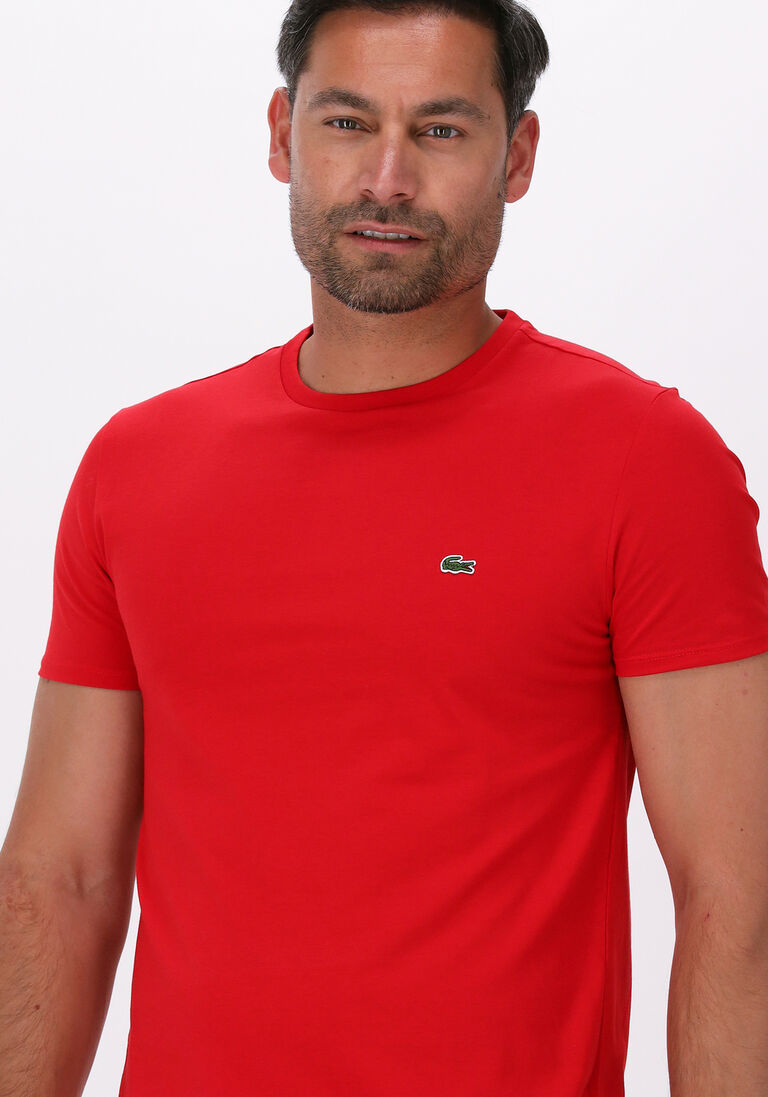 LACOSTE rode lacoste t-shirt 1ht1 men's tee-shirt 1121